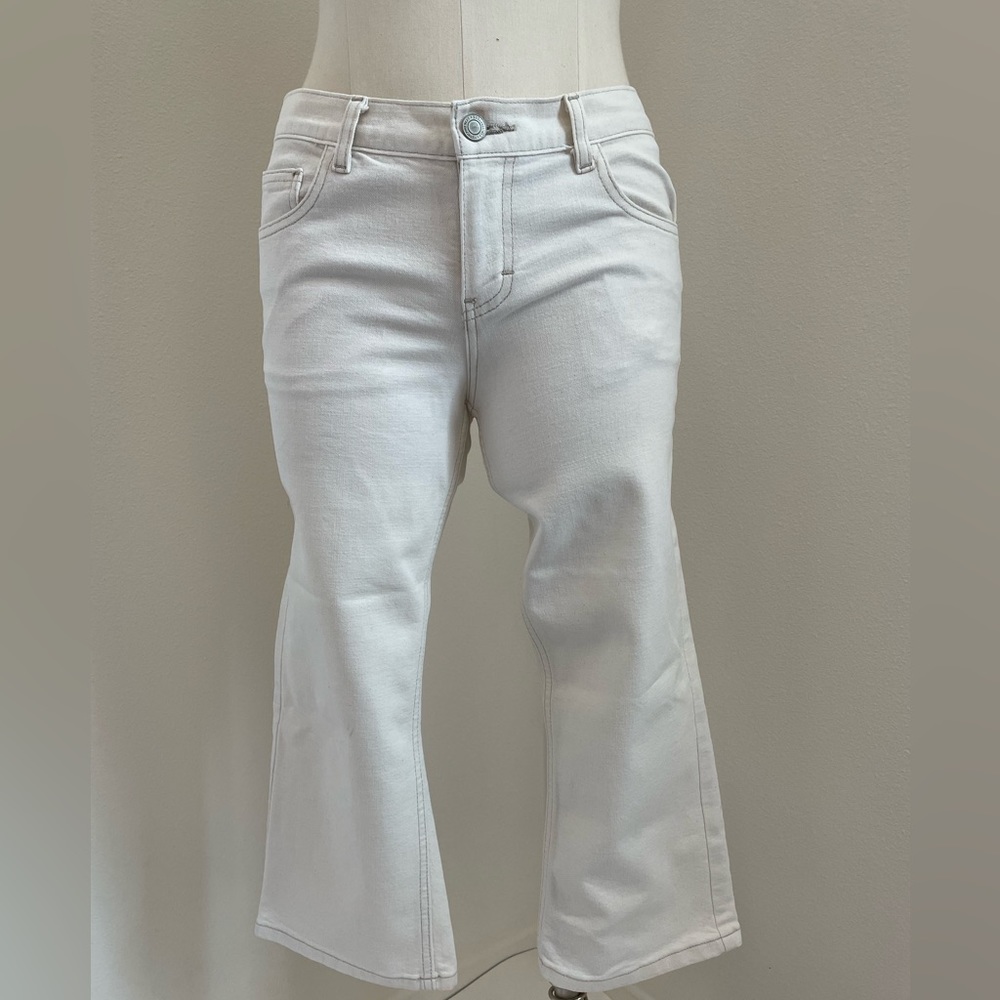 American Eagle Outfitters White Boot Cut Jeans Women’s Jeans Pants Denim Size 2